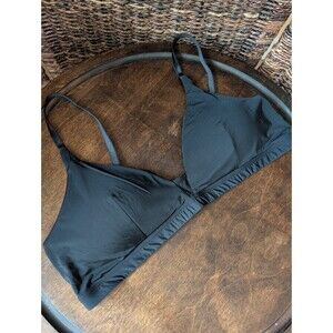 Pepper Limitless Wire Free Padded Scoop Bra Women's Size XL Black